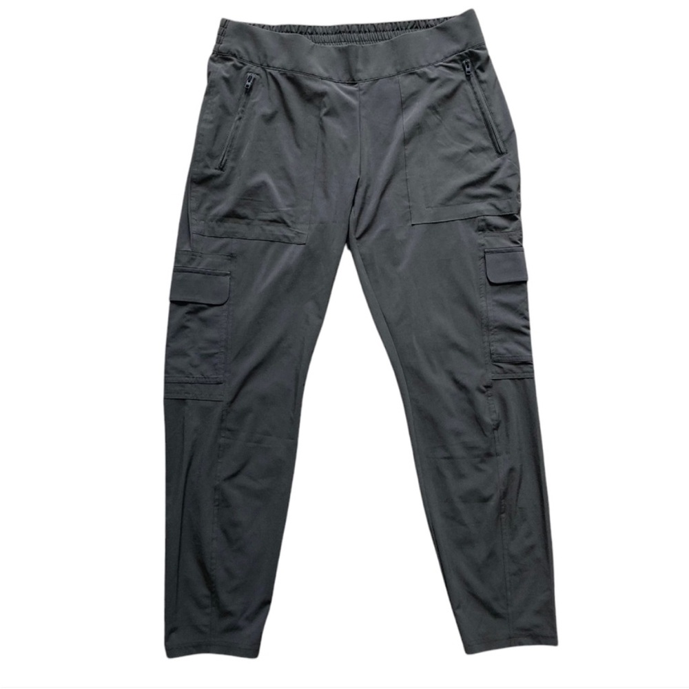 Athleta Chelsea Dark Gray Cargo Pants size 8